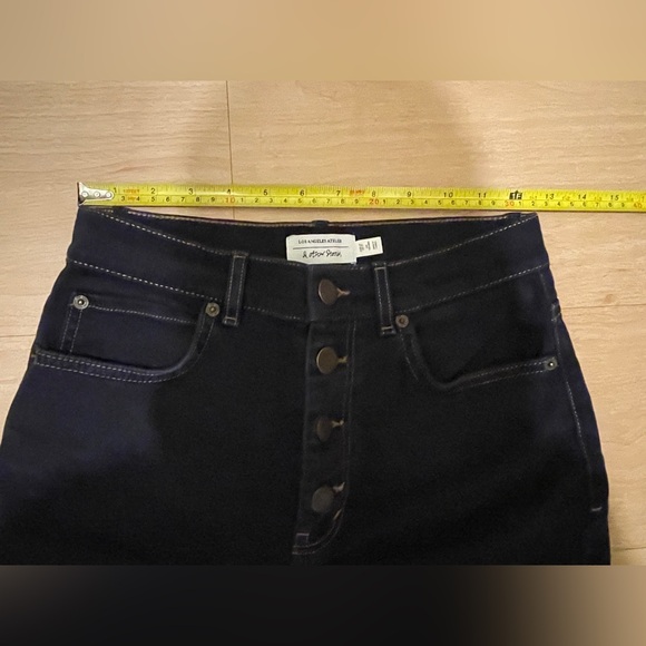 NWOT & Other Stories High Waisted Exposed Button Fly Wide Jeans Size 27 - Picture 7 of 12